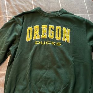 Oregon Ducks college football crewneck
